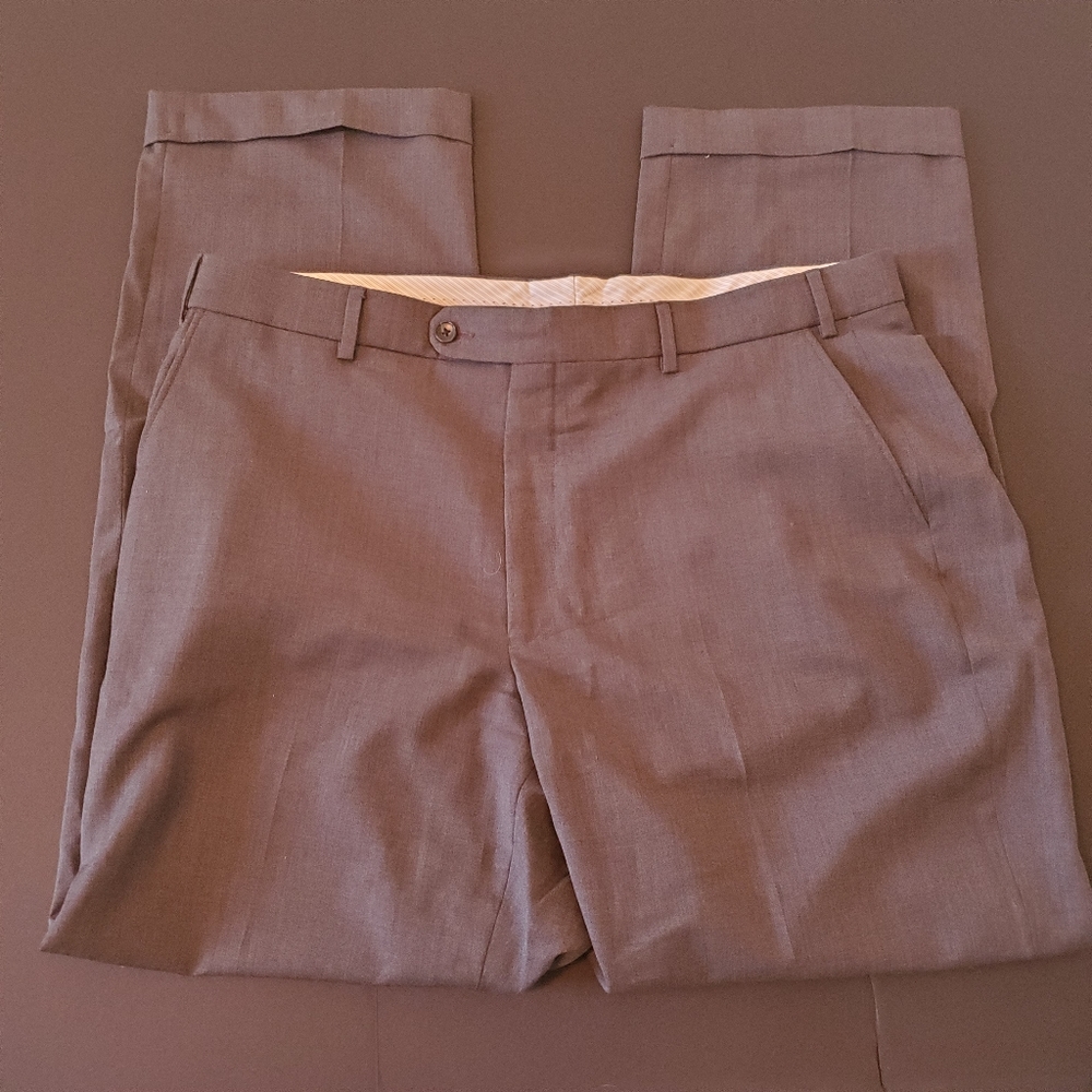 Ballin Classic Pants EzE 100% Wool  40× 30 Brown
